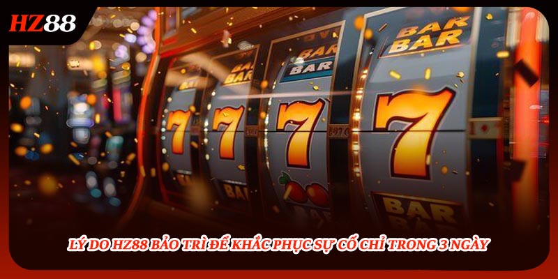 Lý do HZ88 bảo trì để khắc phục sự cố chỉ trong 3 ngày